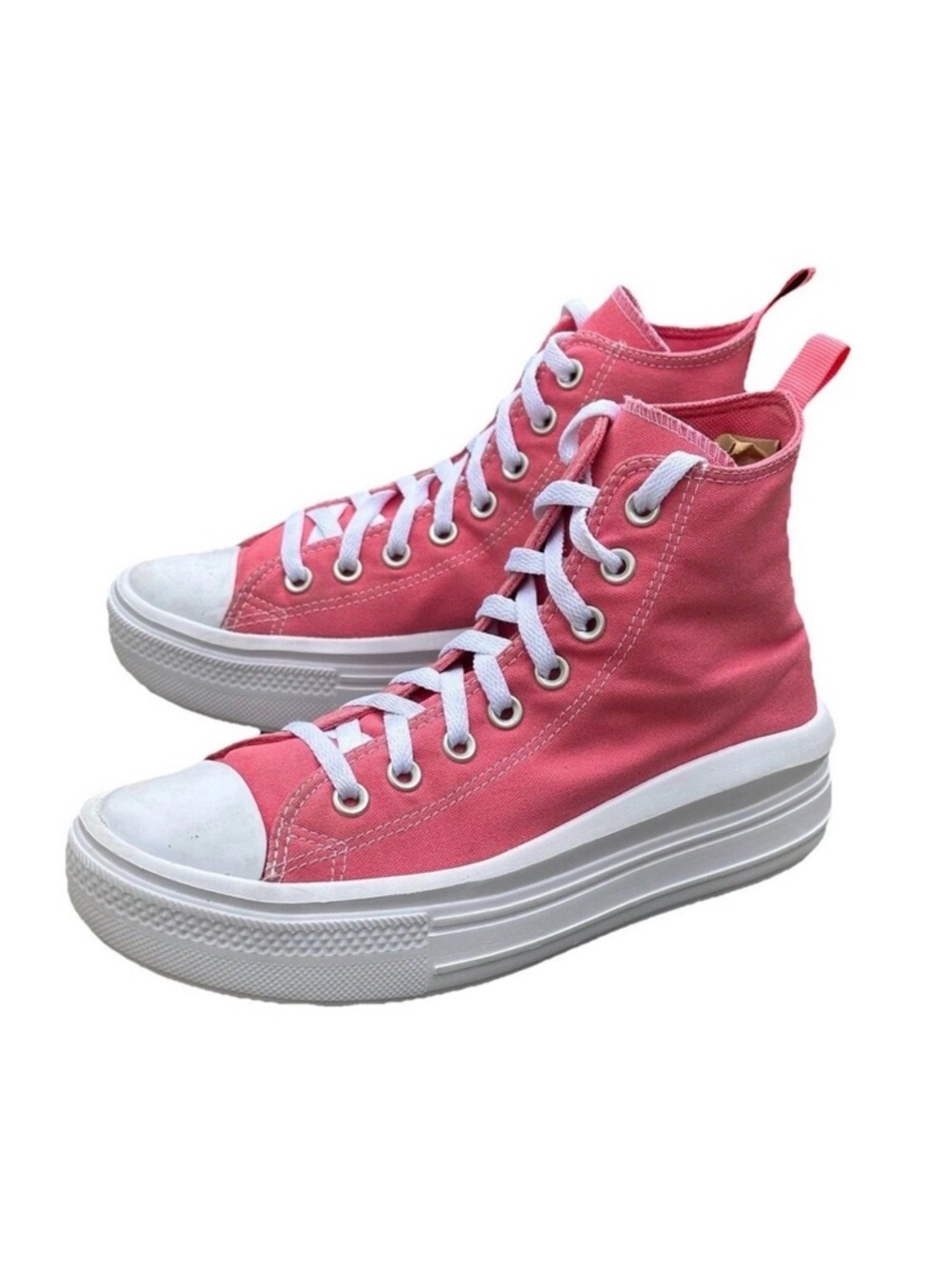 Converse Chuck Taylor All Star Move Size 6 Pink High Top Sneakers